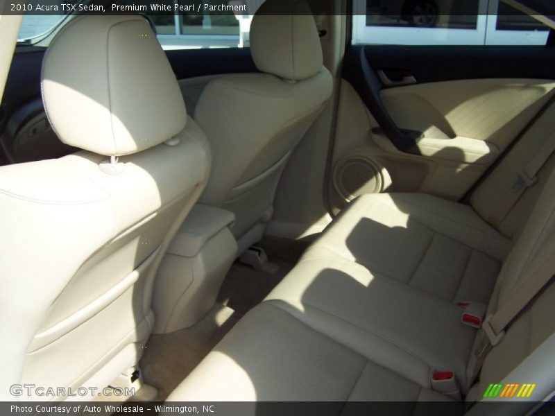 Premium White Pearl / Parchment 2010 Acura TSX Sedan