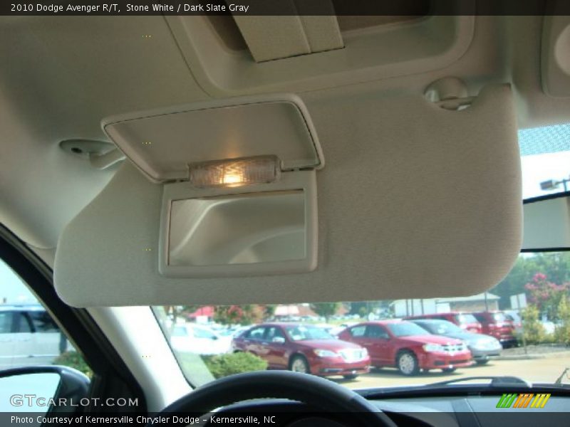 Stone White / Dark Slate Gray 2010 Dodge Avenger R/T