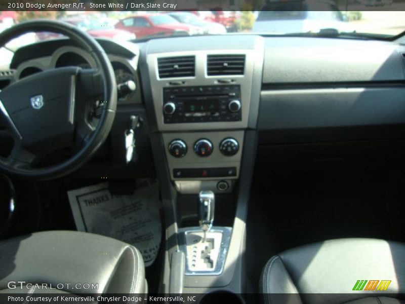 Stone White / Dark Slate Gray 2010 Dodge Avenger R/T