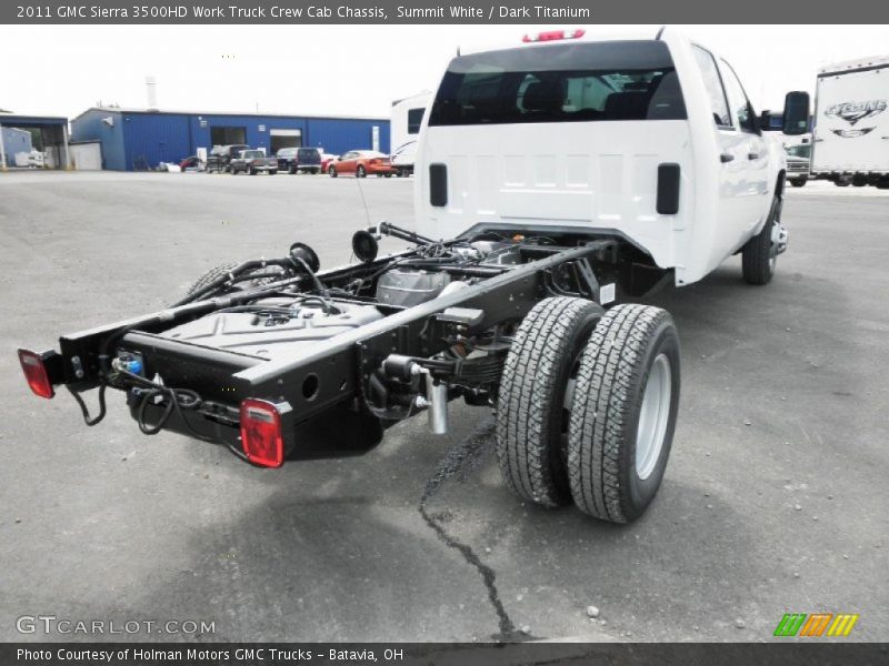  2011 Sierra 3500HD Work Truck Crew Cab Chassis Summit White