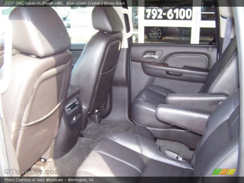 Blue-Green Crystal / Ebony Black 2007 GMC Yukon XL Denali AWD