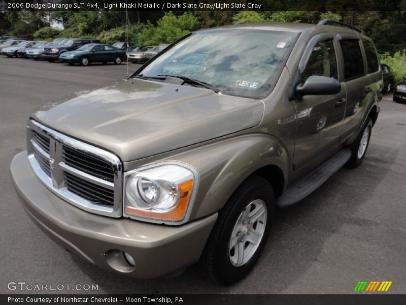 Light Khaki Metallic / Dark Slate Gray/Light Slate Gray 2006 Dodge Durango SLT 4x4