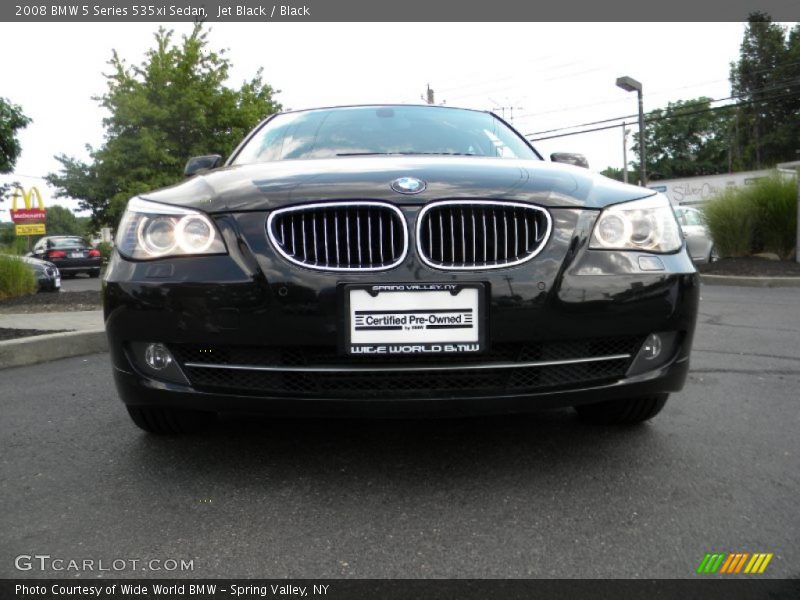 Jet Black / Black 2008 BMW 5 Series 535xi Sedan