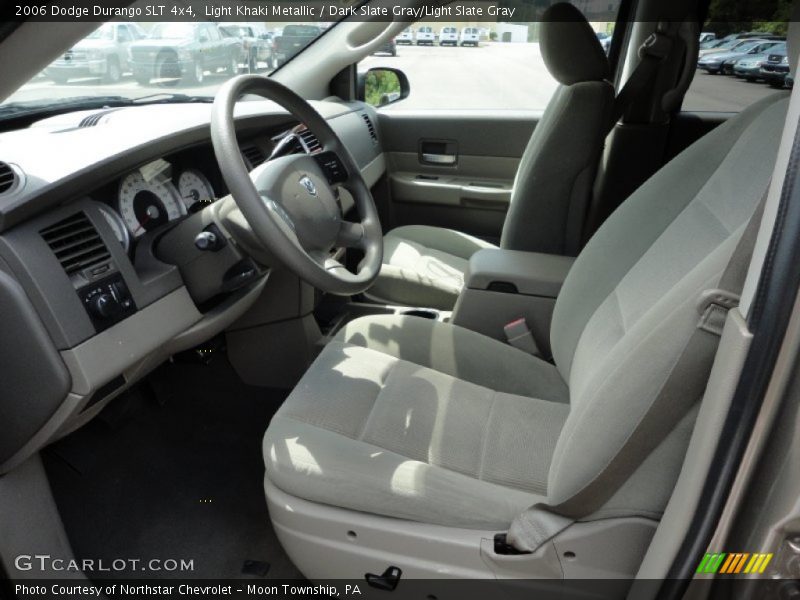 Light Khaki Metallic / Dark Slate Gray/Light Slate Gray 2006 Dodge Durango SLT 4x4