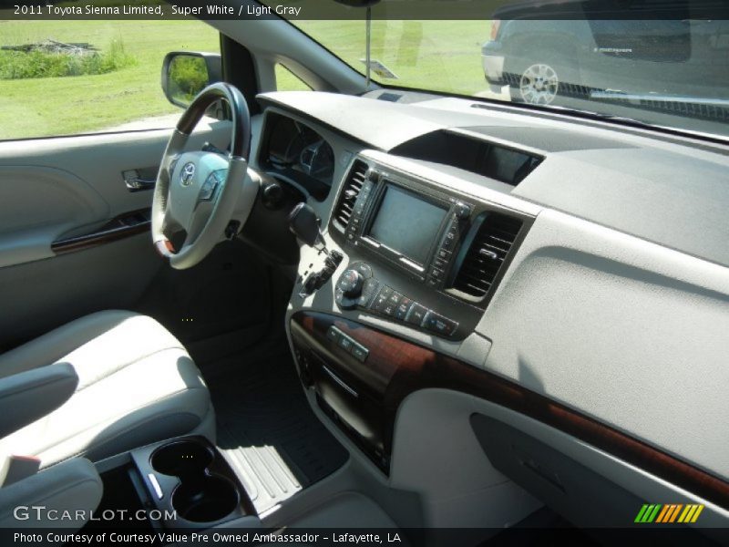 Super White / Light Gray 2011 Toyota Sienna Limited