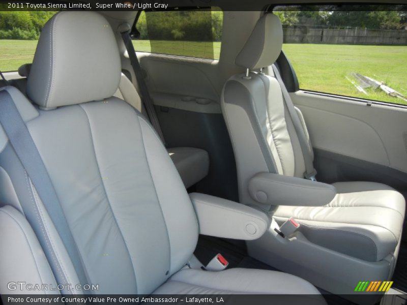 Super White / Light Gray 2011 Toyota Sienna Limited