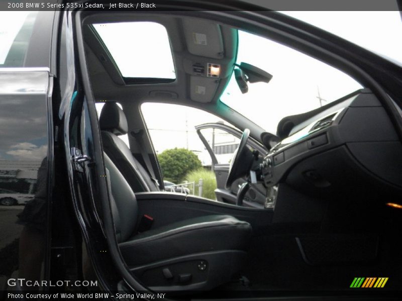 Jet Black / Black 2008 BMW 5 Series 535xi Sedan