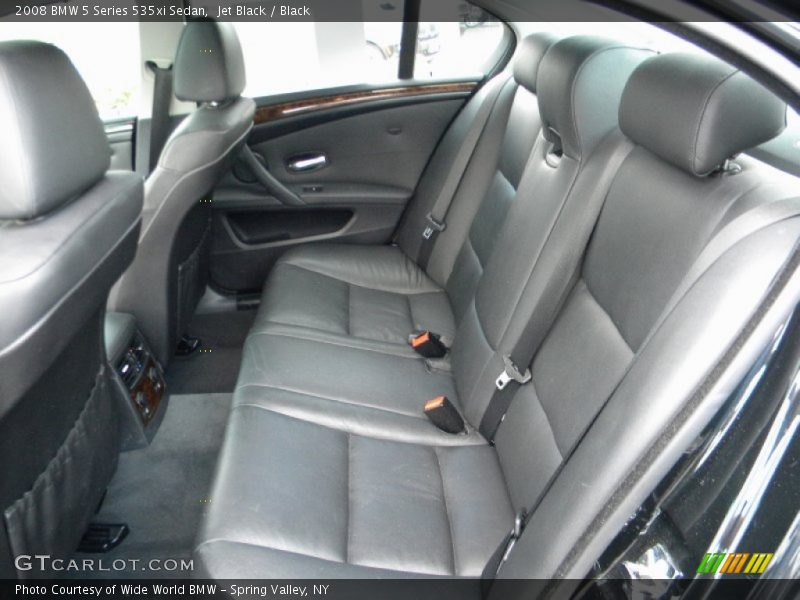Jet Black / Black 2008 BMW 5 Series 535xi Sedan