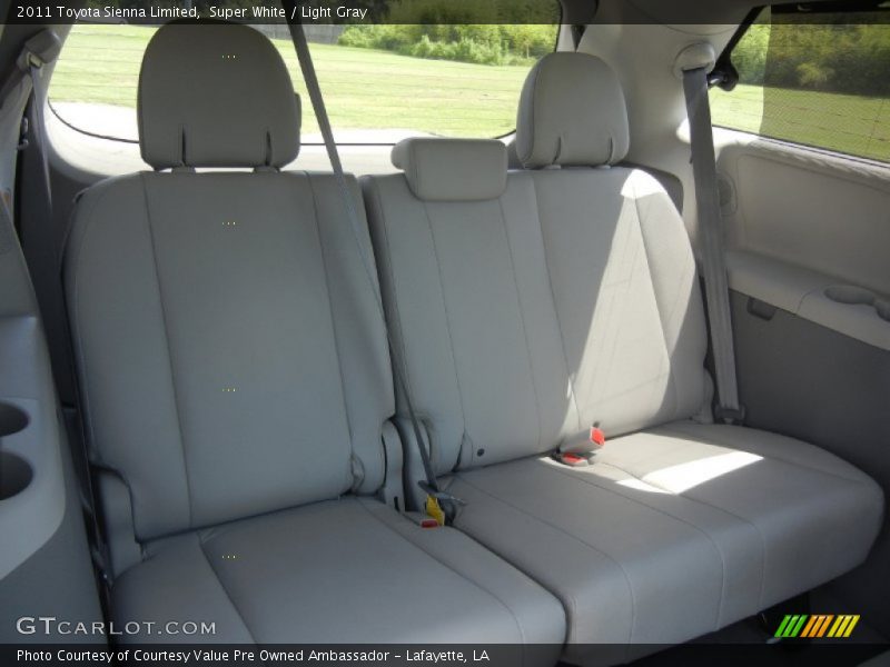 Super White / Light Gray 2011 Toyota Sienna Limited