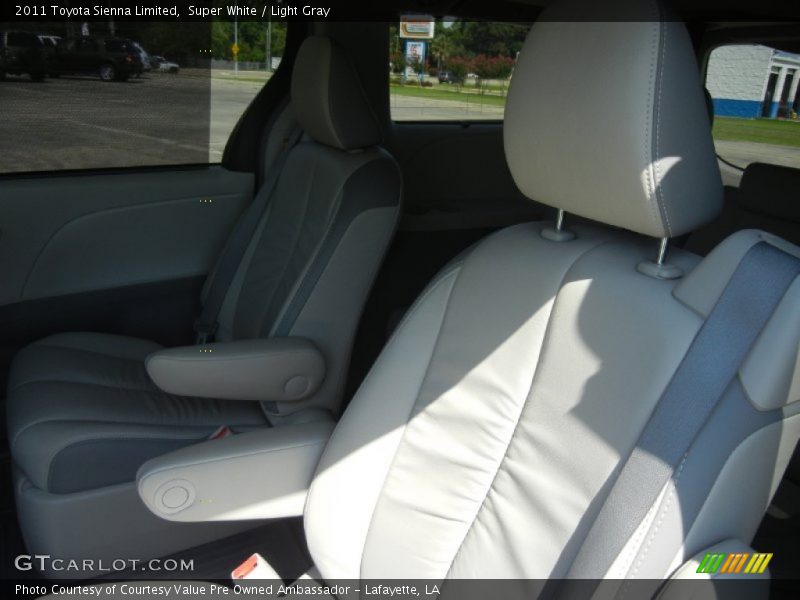 Super White / Light Gray 2011 Toyota Sienna Limited