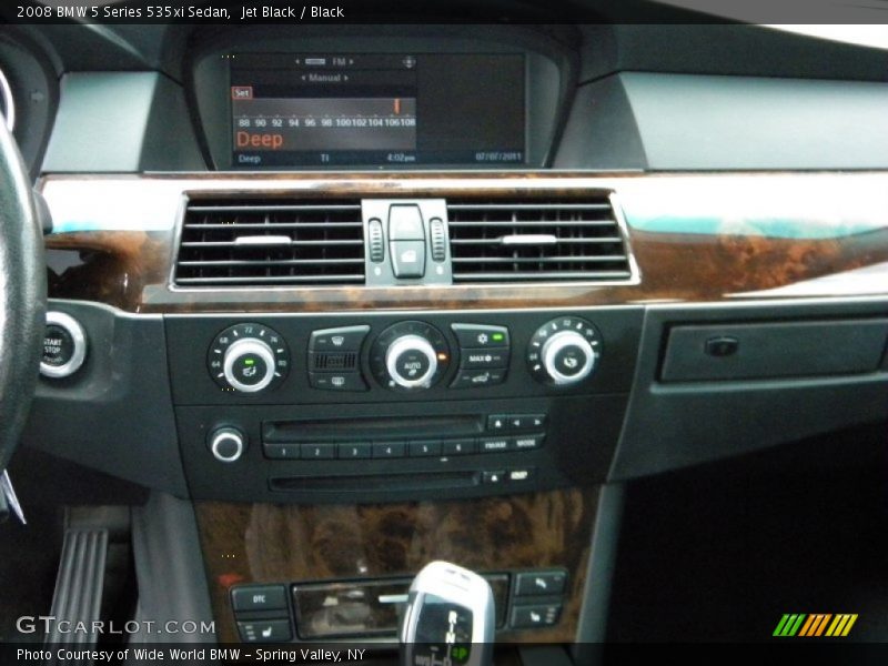 Jet Black / Black 2008 BMW 5 Series 535xi Sedan