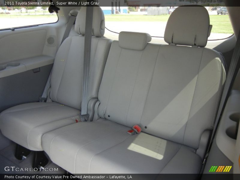 Super White / Light Gray 2011 Toyota Sienna Limited