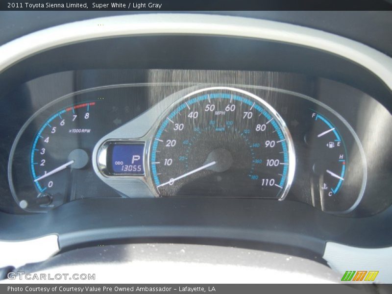 Super White / Light Gray 2011 Toyota Sienna Limited