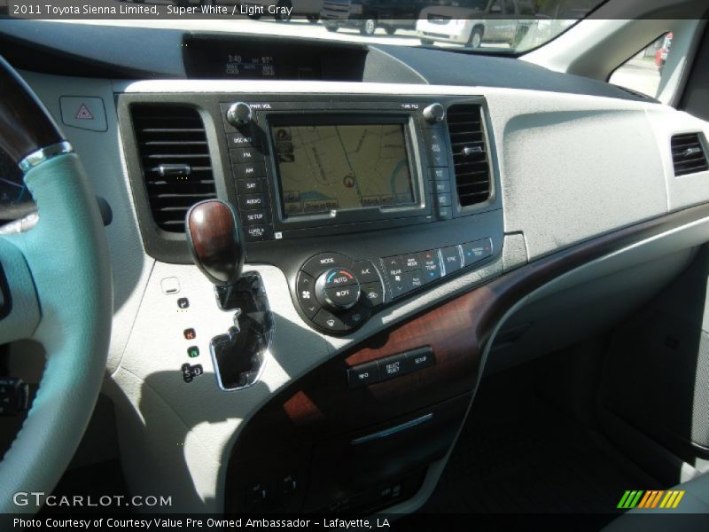 Super White / Light Gray 2011 Toyota Sienna Limited