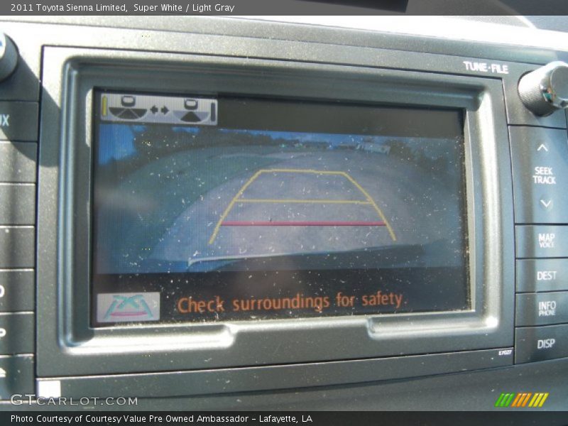 Super White / Light Gray 2011 Toyota Sienna Limited