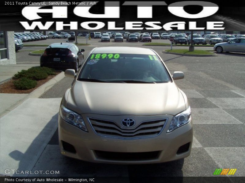 Sandy Beach Metallic / Ash 2011 Toyota Camry LE