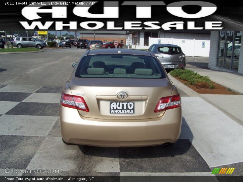 Sandy Beach Metallic / Ash 2011 Toyota Camry LE