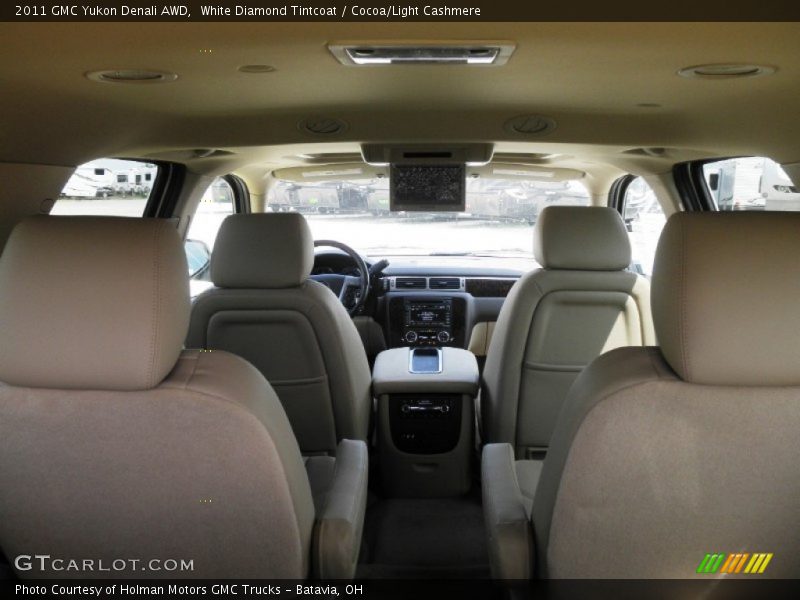 White Diamond Tintcoat / Cocoa/Light Cashmere 2011 GMC Yukon Denali AWD