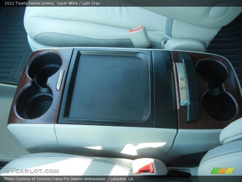 Super White / Light Gray 2011 Toyota Sienna Limited