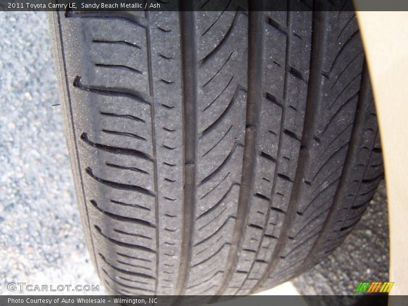 Sandy Beach Metallic / Ash 2011 Toyota Camry LE