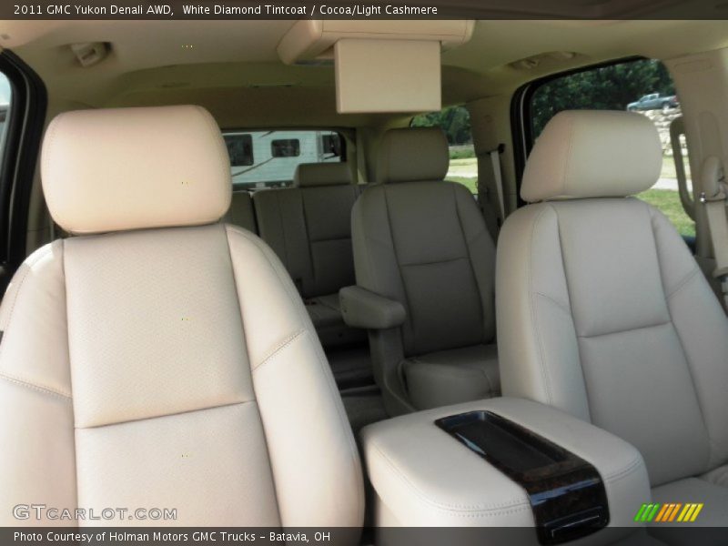 White Diamond Tintcoat / Cocoa/Light Cashmere 2011 GMC Yukon Denali AWD