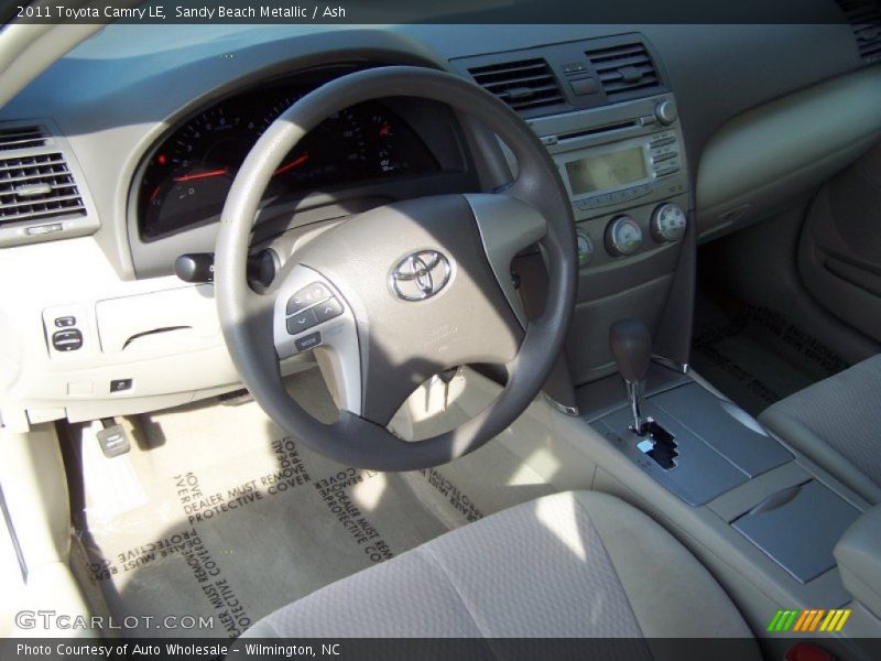 Sandy Beach Metallic / Ash 2011 Toyota Camry LE