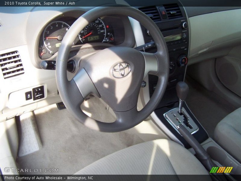 Super White / Ash 2010 Toyota Corolla