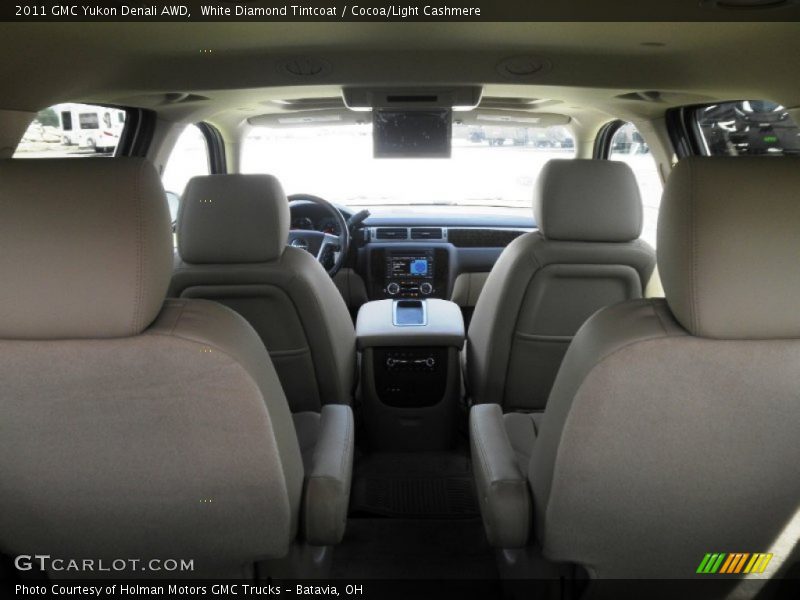 White Diamond Tintcoat / Cocoa/Light Cashmere 2011 GMC Yukon Denali AWD