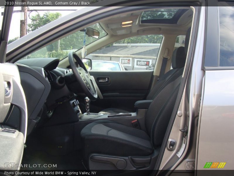 Gotham Gray / Black 2010 Nissan Rogue SL AWD
