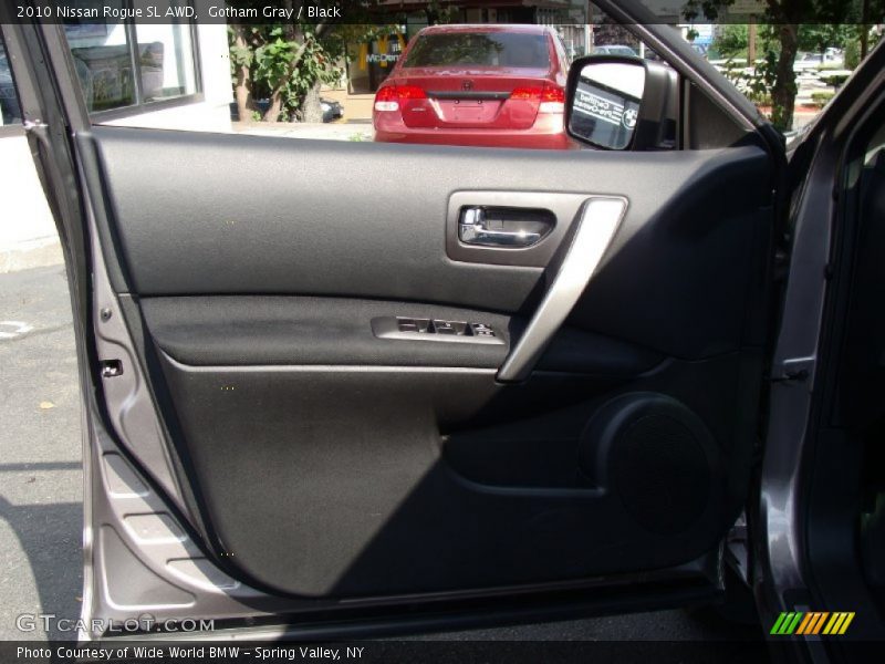 Gotham Gray / Black 2010 Nissan Rogue SL AWD