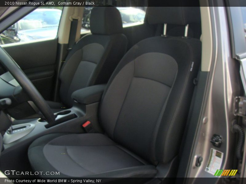 Gotham Gray / Black 2010 Nissan Rogue SL AWD