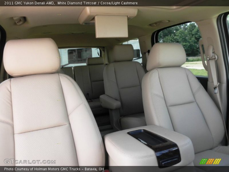White Diamond Tintcoat / Cocoa/Light Cashmere 2011 GMC Yukon Denali AWD