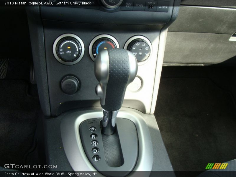 Gotham Gray / Black 2010 Nissan Rogue SL AWD