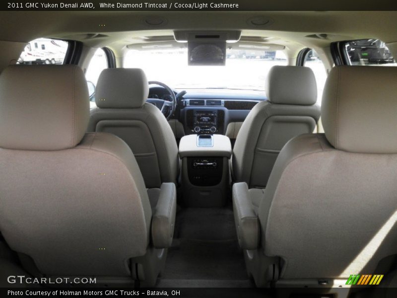 White Diamond Tintcoat / Cocoa/Light Cashmere 2011 GMC Yukon Denali AWD