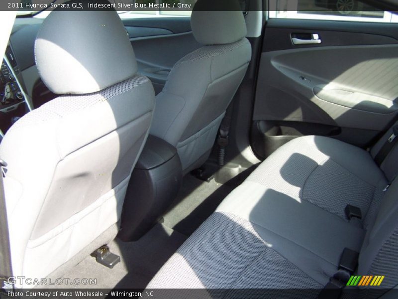 Iridescent Silver Blue Metallic / Gray 2011 Hyundai Sonata GLS