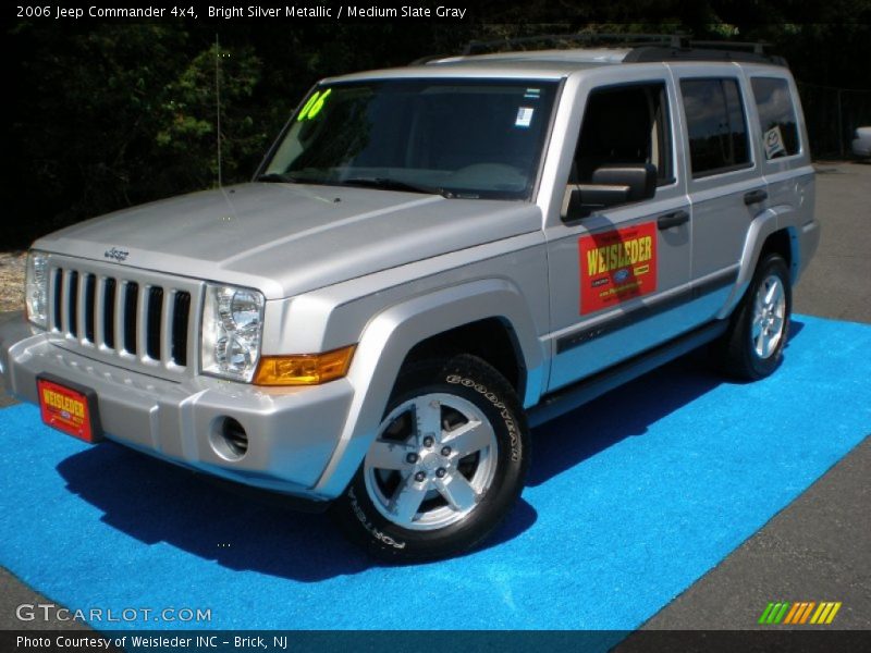 Bright Silver Metallic / Medium Slate Gray 2006 Jeep Commander 4x4