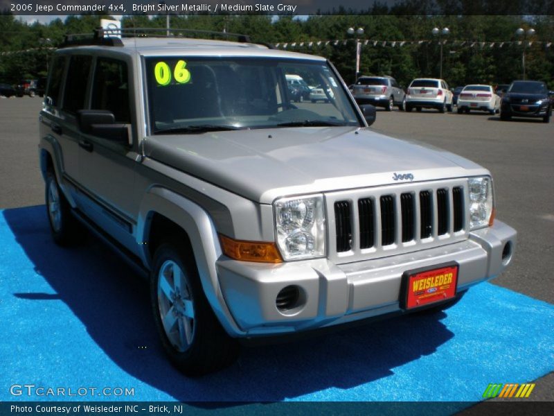 Bright Silver Metallic / Medium Slate Gray 2006 Jeep Commander 4x4