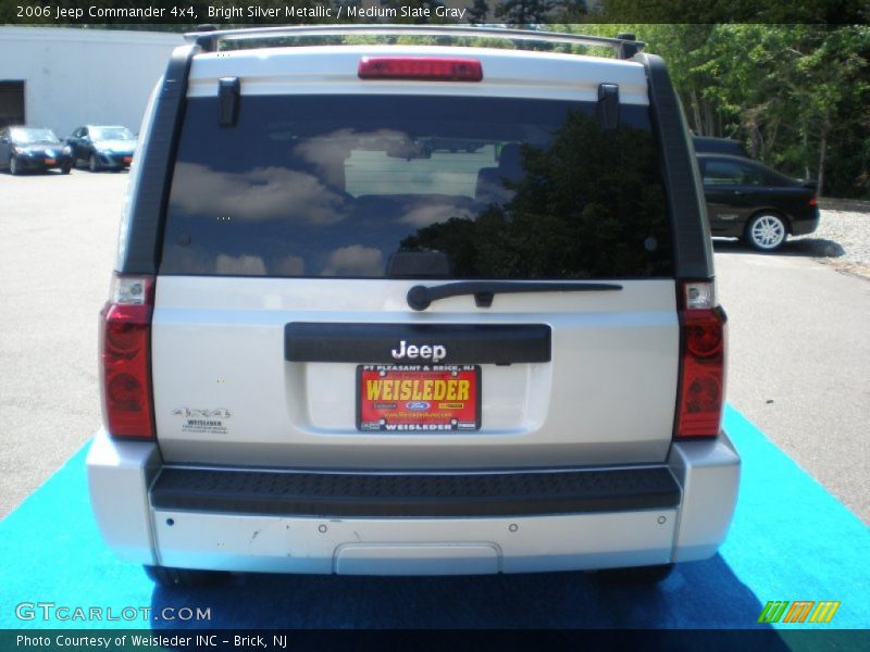 Bright Silver Metallic / Medium Slate Gray 2006 Jeep Commander 4x4