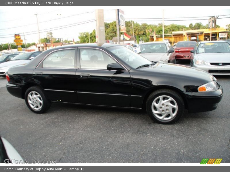 Black Onyx / Beige 2000 Mazda 626 LX