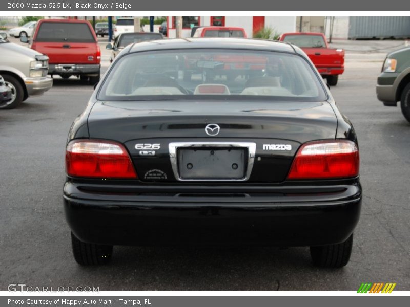 Black Onyx / Beige 2000 Mazda 626 LX