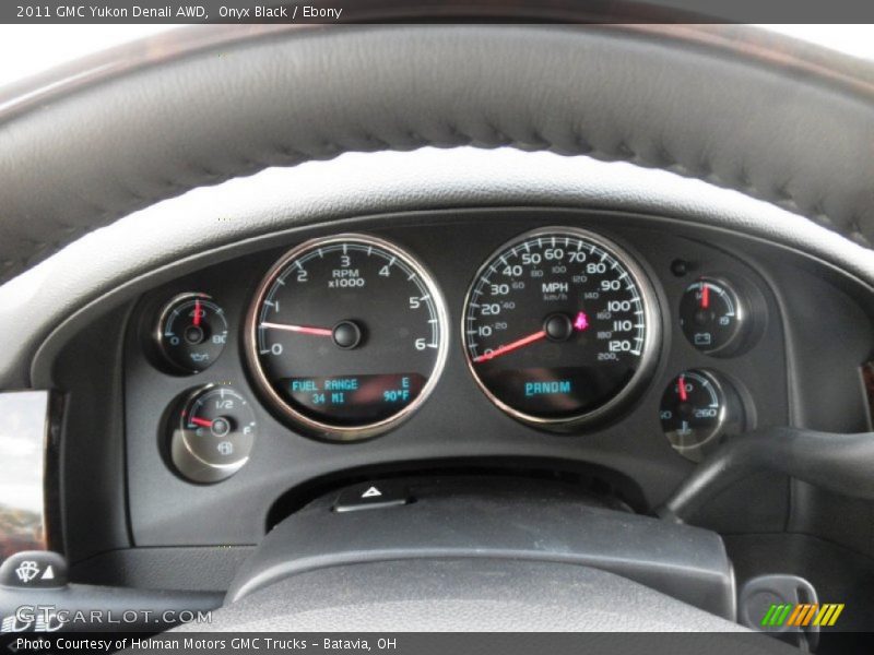 Onyx Black / Ebony 2011 GMC Yukon Denali AWD