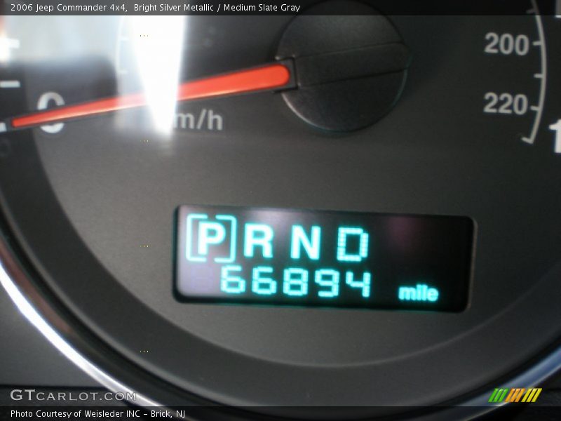 Bright Silver Metallic / Medium Slate Gray 2006 Jeep Commander 4x4