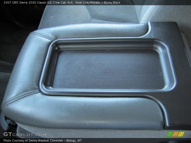 Steel Gray Metallic / Ebony Black 2007 GMC Sierra 1500 Classic SLE Crew Cab 4x4