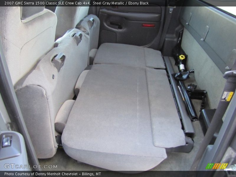 Steel Gray Metallic / Ebony Black 2007 GMC Sierra 1500 Classic SLE Crew Cab 4x4