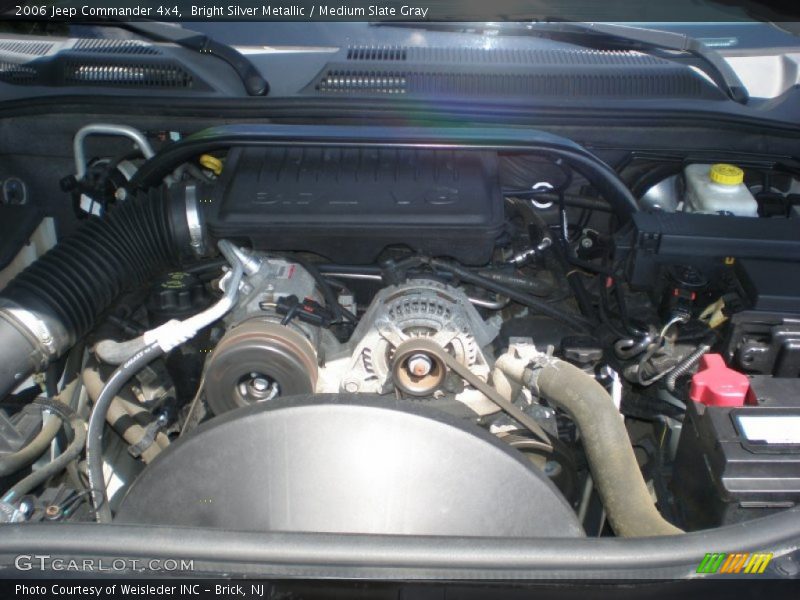 Bright Silver Metallic / Medium Slate Gray 2006 Jeep Commander 4x4