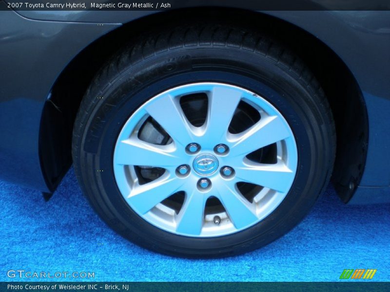 Magnetic Gray Metallic / Ash 2007 Toyota Camry Hybrid