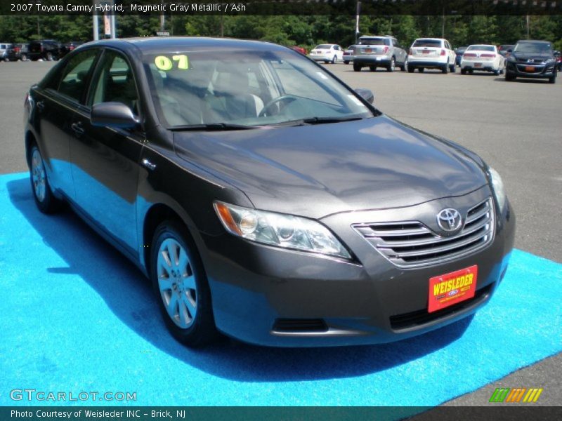 Magnetic Gray Metallic / Ash 2007 Toyota Camry Hybrid