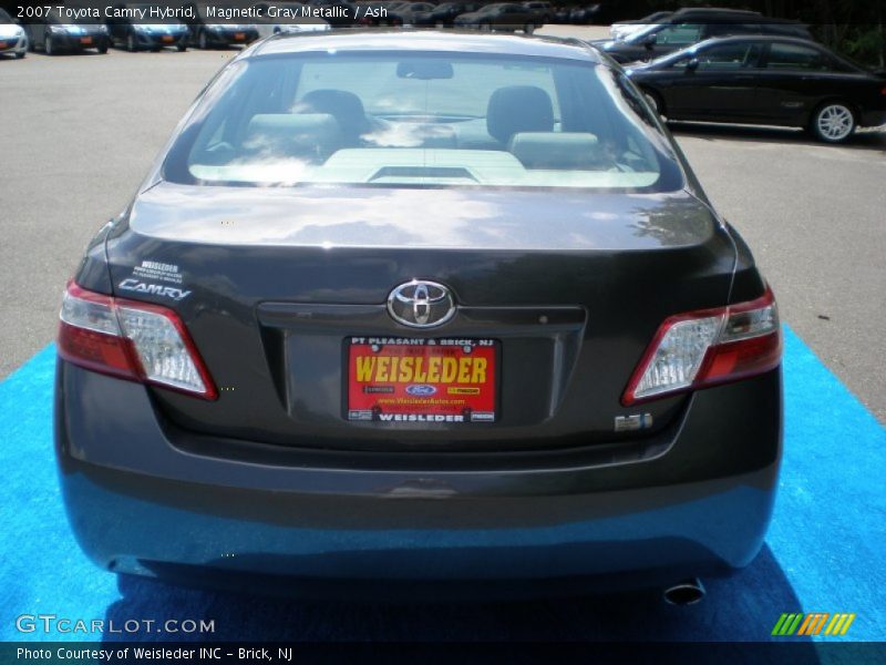 Magnetic Gray Metallic / Ash 2007 Toyota Camry Hybrid