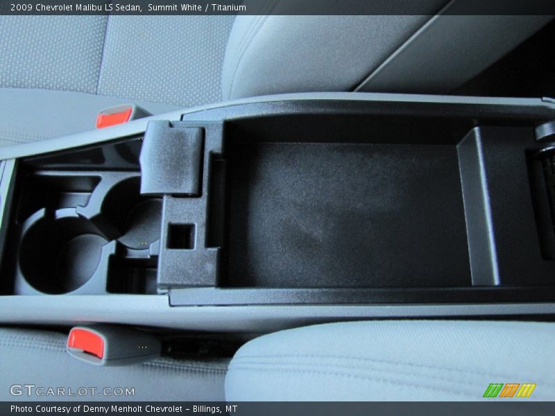 Summit White / Titanium 2009 Chevrolet Malibu LS Sedan