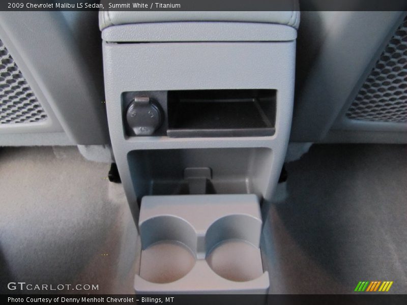 Summit White / Titanium 2009 Chevrolet Malibu LS Sedan